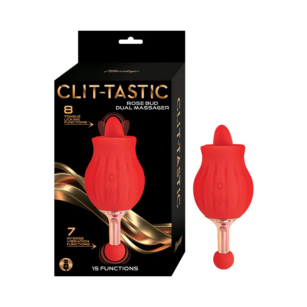 Clit-Tastic Rose Bud Dual Massager