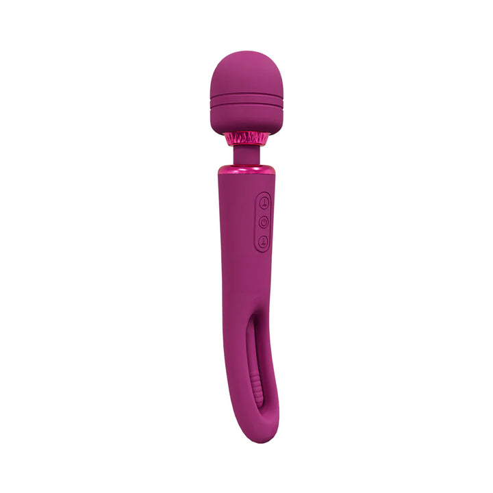 Double Sided Wand with G-Spot Flapping Stimulator
